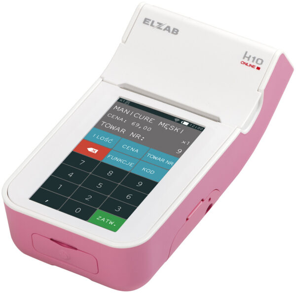 Kasa Fiskalna ELZAB K10 ONLINE BT + Pinpad PAYTEL 1zł - obrazek 3