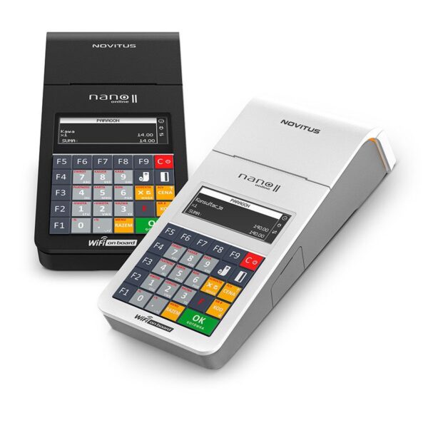 Kasa Fiskalna NOVITUS NANO II ONLINE + Pinpad PAYTEL 1zł - obrazek 2
