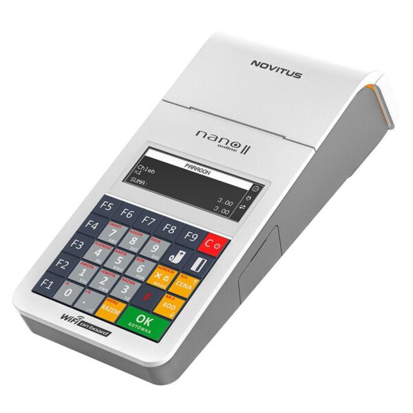 Kasa Fiskalna NOVITUS NANO II ONLINE + Pinpad PAYTEL 1zł - obrazek 6