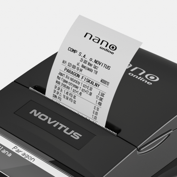 Kasa Fiskalna NOVITUS NANO ONLINE LAN / WiFi / GSM - obrazek 5