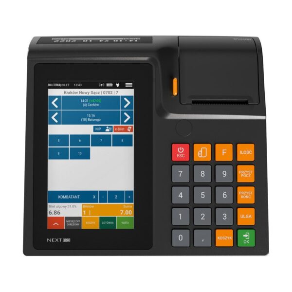 Kasa Fiskalna NOVITUS NEXT PRO ONLINE BUS GSM24 + Pinpad PAYTEL 1zł - obrazek 2