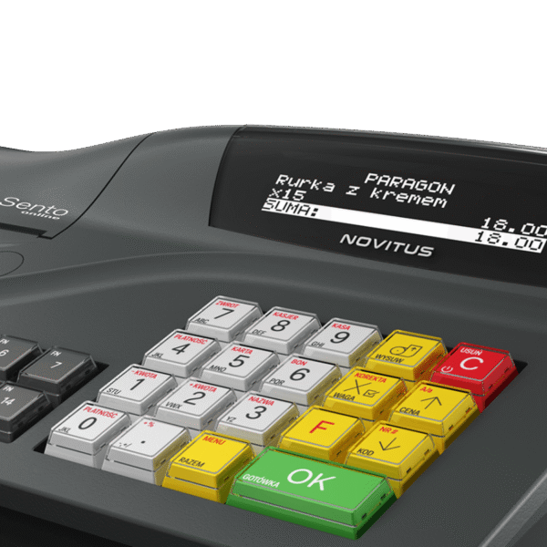 Kasa Fiskalna NOVITUS SENTO + Pinpad PAYTEL 1zł - obrazek 4